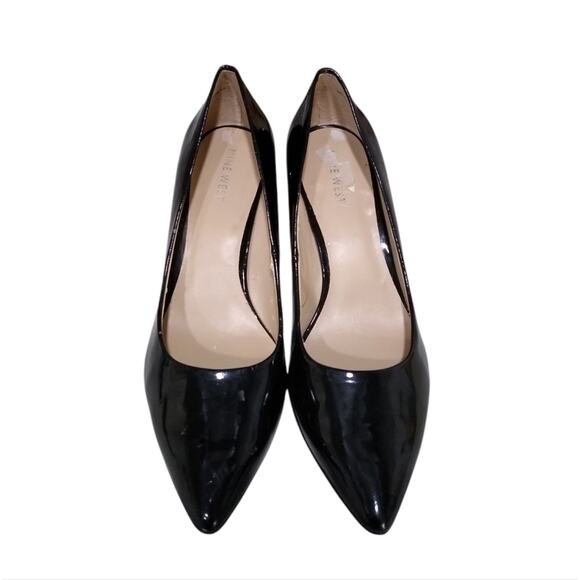 🌟2/$15🌟[H149] Nine West Black Pointy Heels, Size 7 - Picture 2 of 7